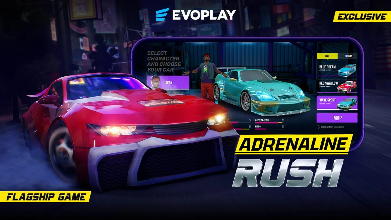 Adrenaline Rush 3D – новая игра от Evoplay