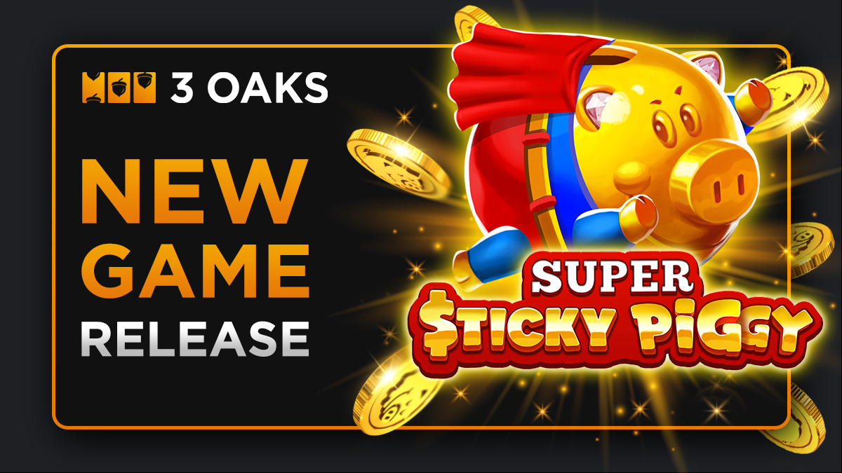 3 Oaks Gaming выпускает слот Super Sticky Piggy